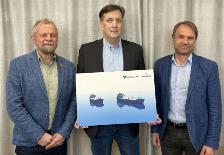 16.4.2024 Meriaura tilaa kaksi bioöljykäyttöistä 6750 tonnin rahtialusta mahdollistamaan kestävät kuljetukset