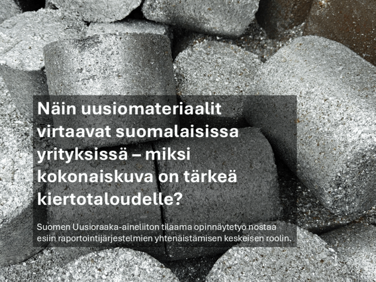18.12.2025 Näin uusiomateriaalit virtaavat suomalaisissa yrityksissä – miksi kokonaiskuva on tärkeä kiertotaloudelle?
